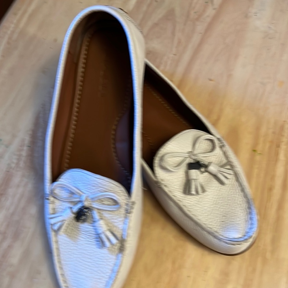 Cream couch loafers